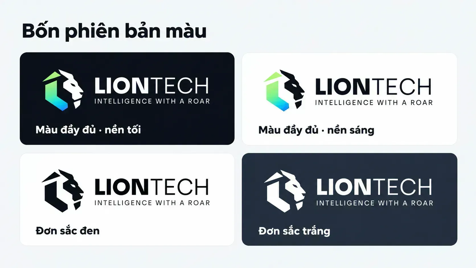 Các phiên bản logo khác của LionTech