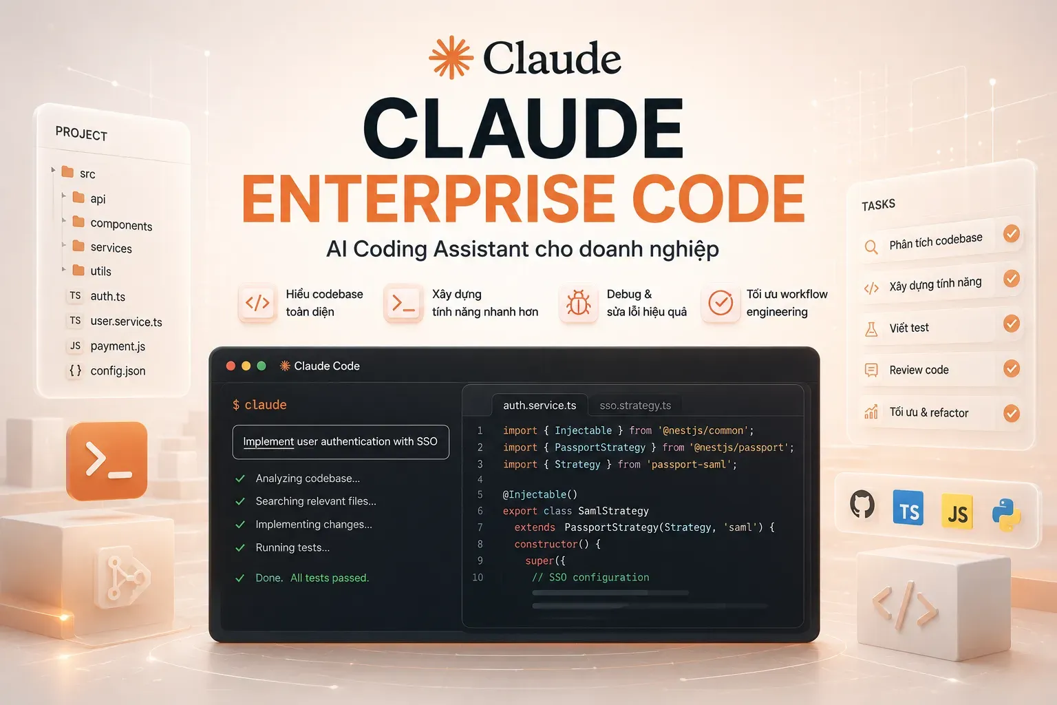 Claude Enterprise Code là gì? AI Coding Assistant dành cho doanh nghiệp
