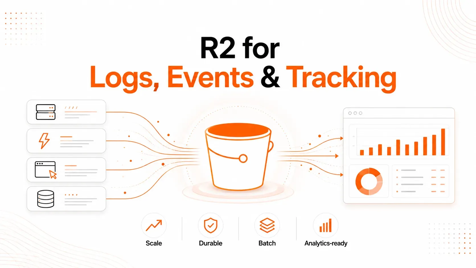 Vì sao R2 phù hợp để lưu log, event và dữ liệu tracking hơn cách lưu truyền thống?