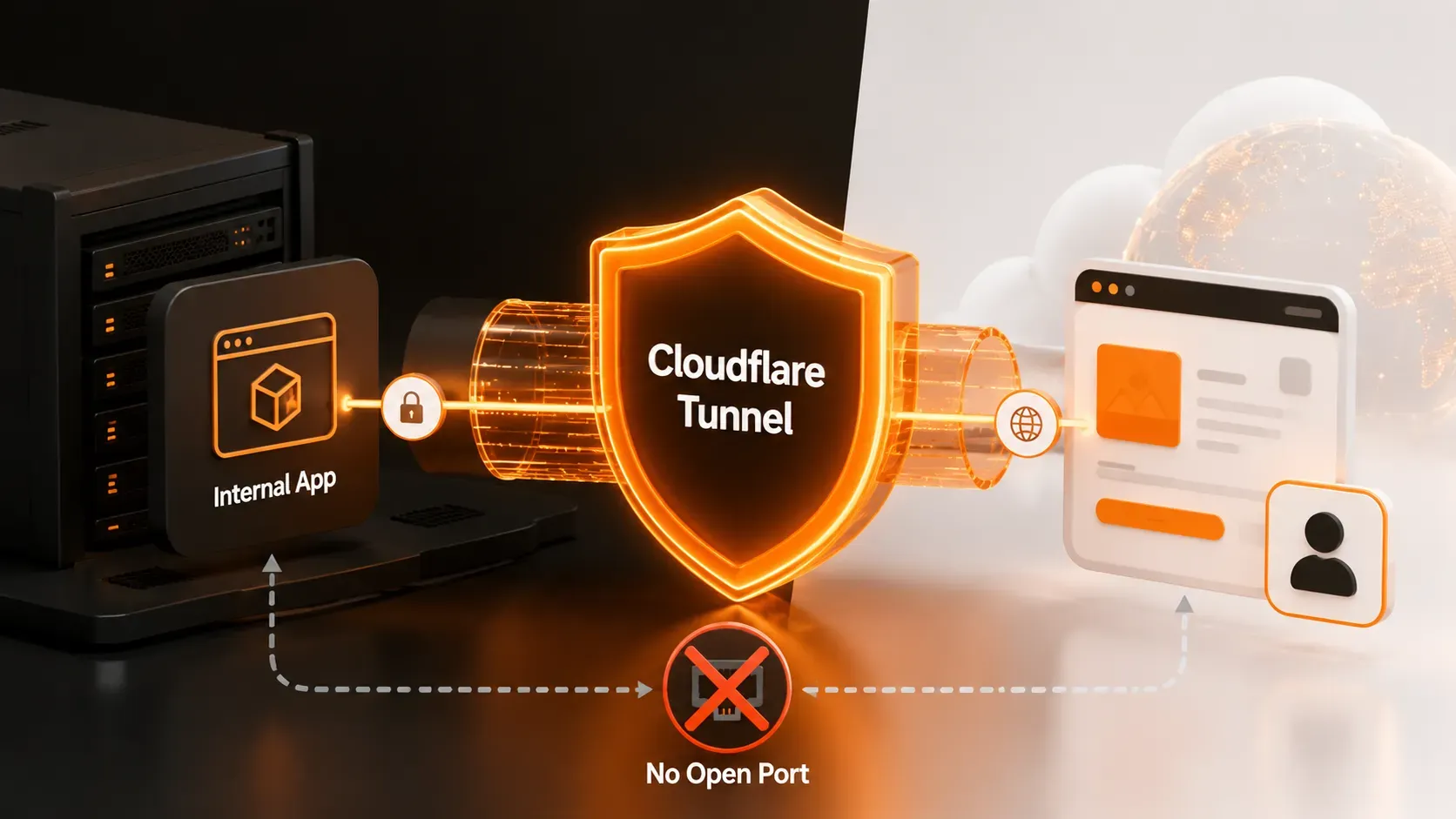 Cloudflare Tunnel là gì? Đưa ứng dụng nội bộ lên Internet an toàn không cần mở port