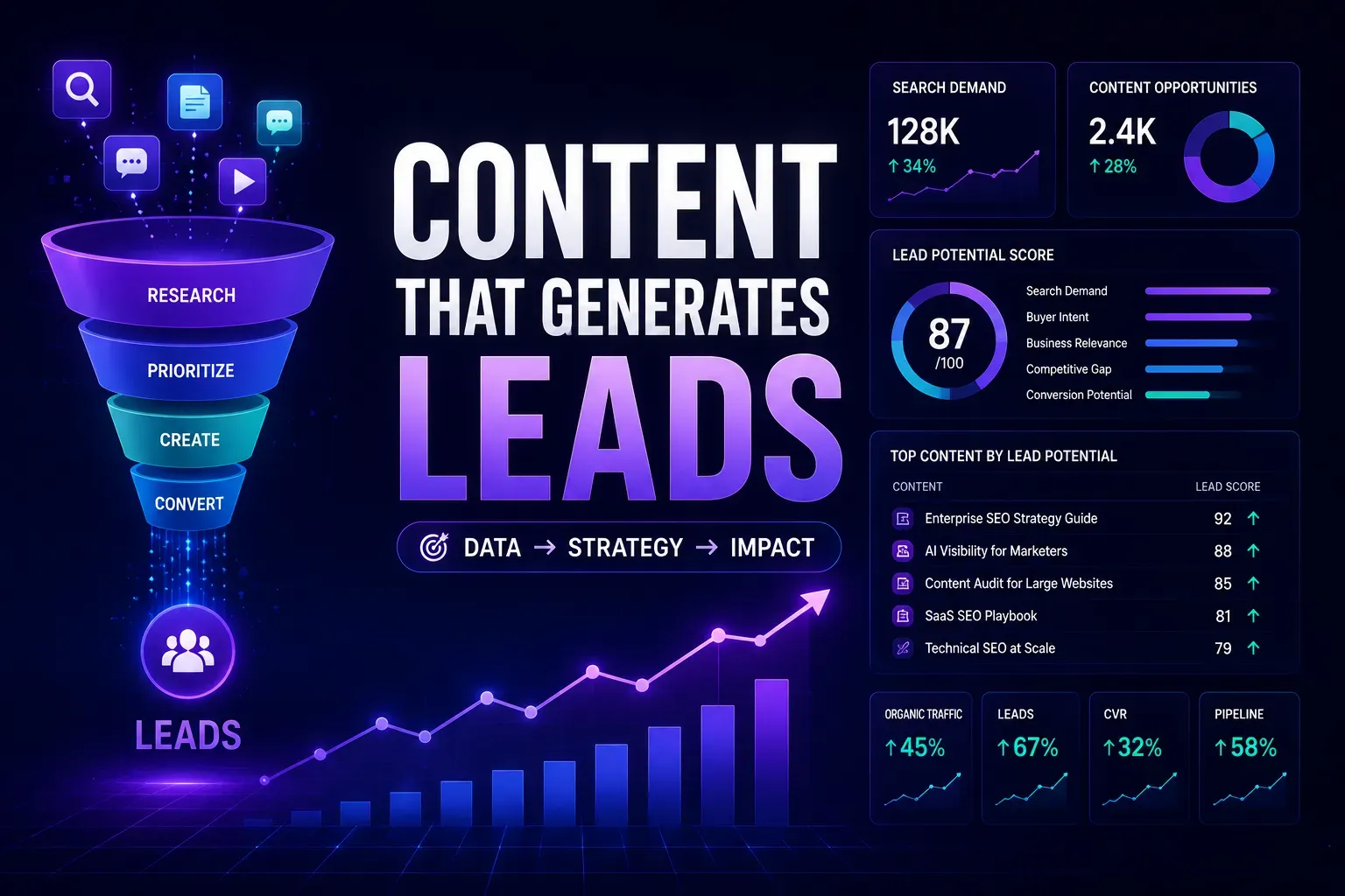 Cách Marketing Team dùng Semrush Enterprise để ưu tiên nội dung có khả năng tạo lead
