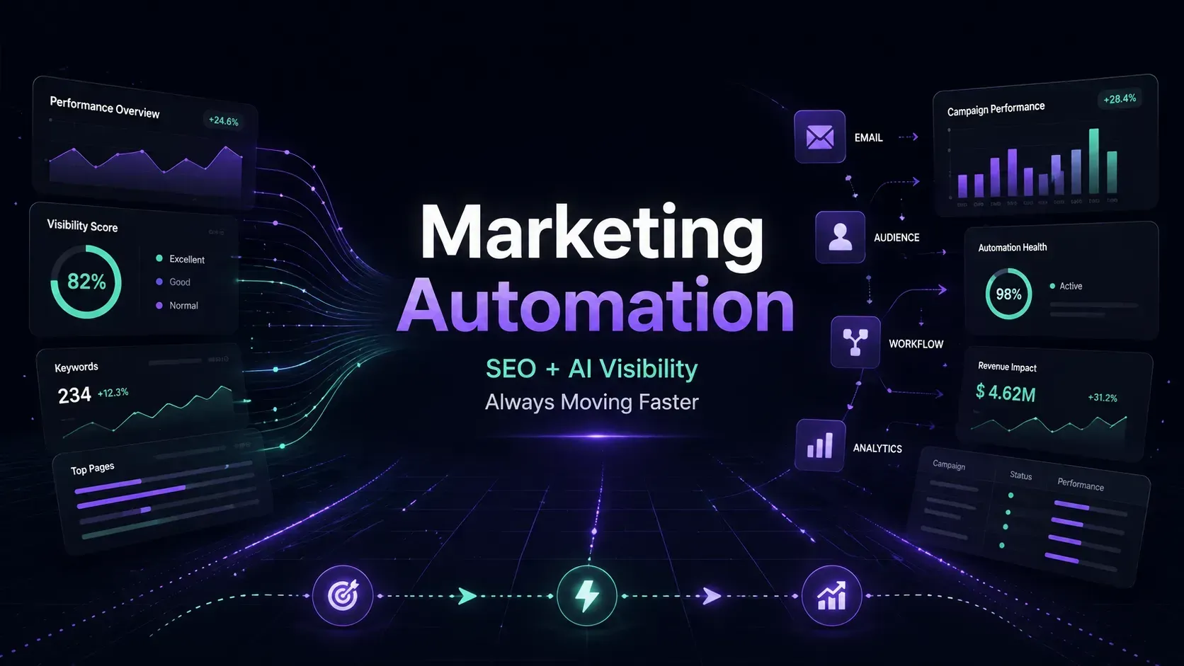 Marketing Automation trong Semrush Enterprise: Giảm spreadsheet, tăng tốc ra quyết định SEO và AI Visibility