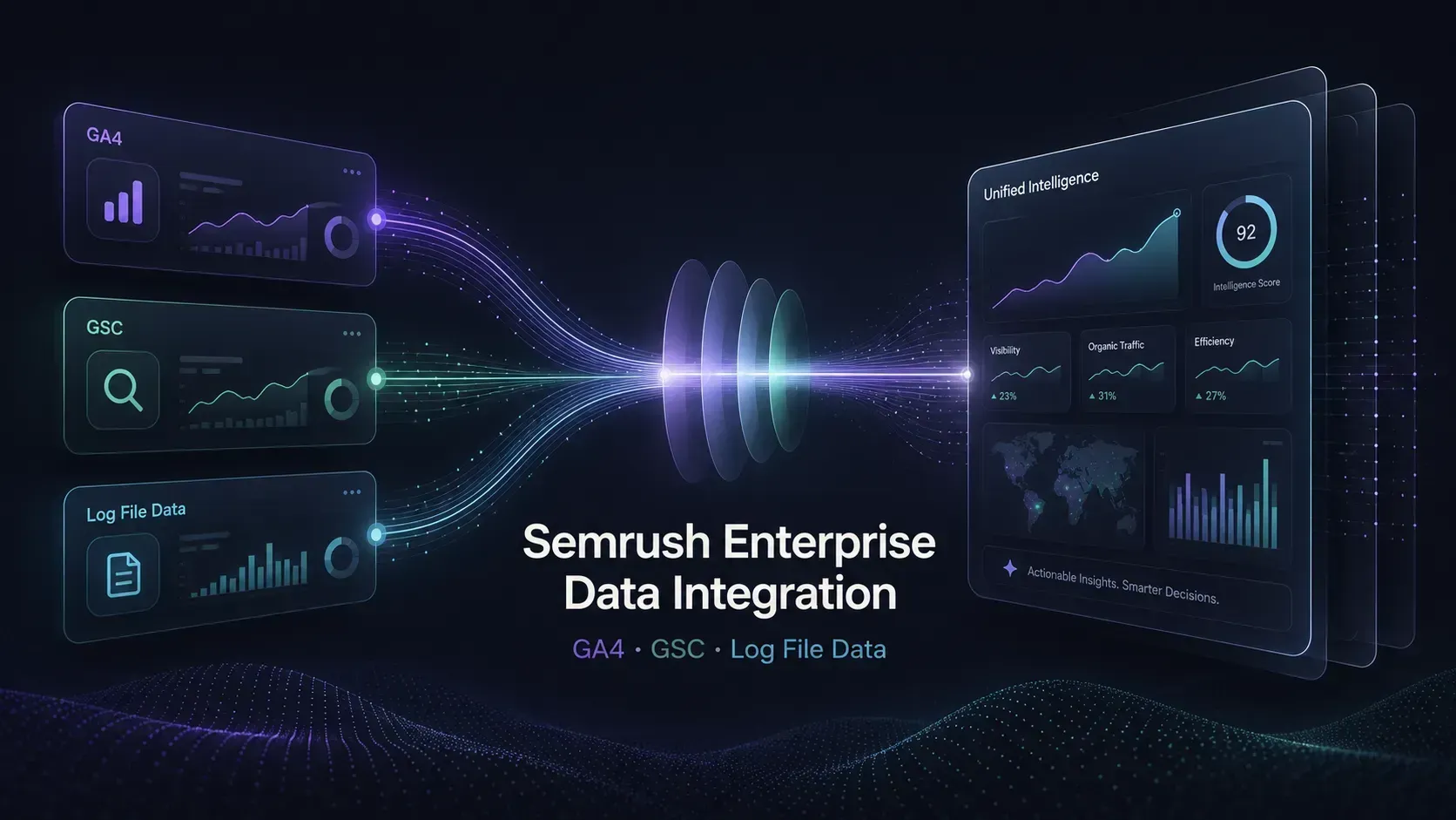 Semrush Enterprise Data Integration: Kết nối GA4, GSC và Log File Data để loại bỏ các “điểm mù” SEO