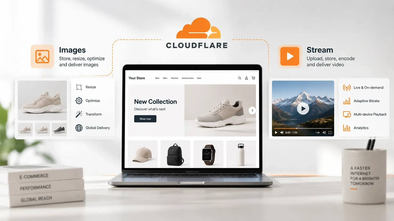 Tối ưu Ảnh & Video Thương Mại Điện Tử với Cloudflare Images & Stream